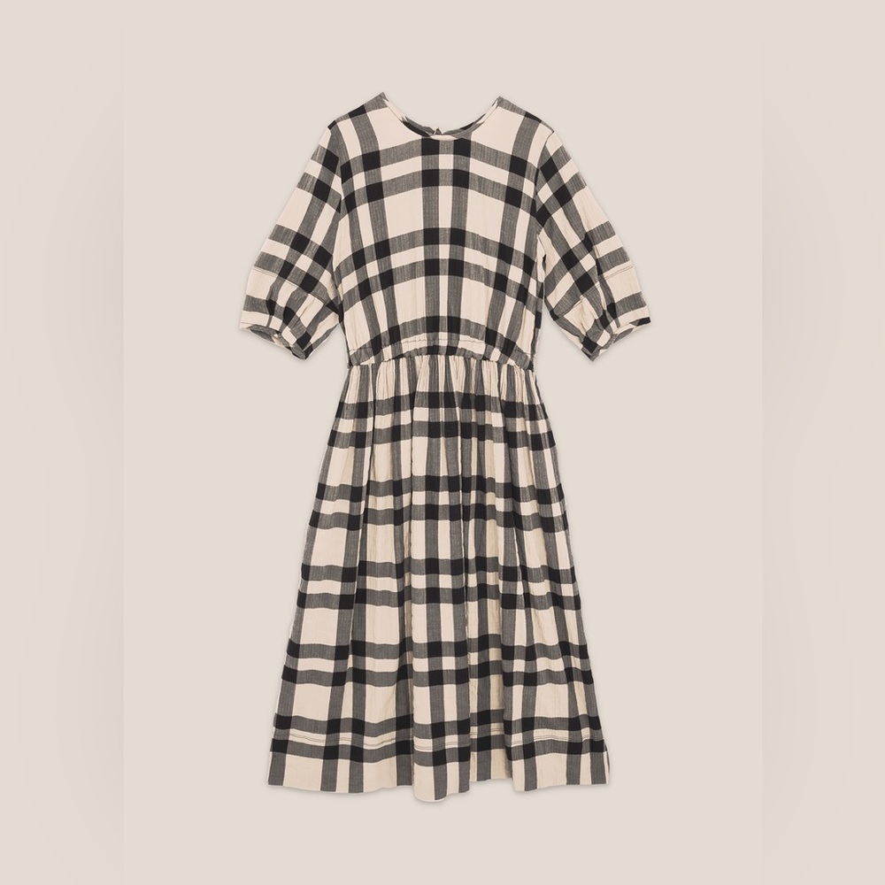YMC “Garden” Cotton Midi Dress